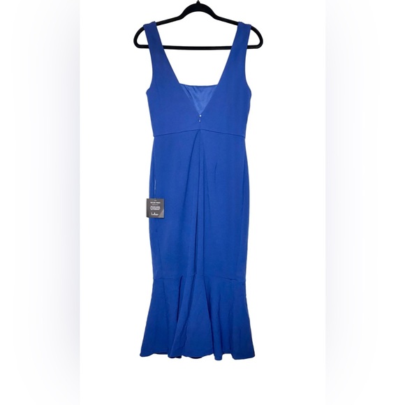 NWT Moment Maker Cobalt Blue Square Neck Trumpet
Midi Dress, Medium - Picture 5 of 15